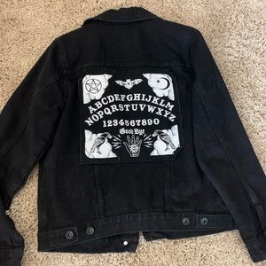 Hot Topic black denim jacket
